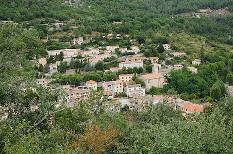 Vue de Roquestéron