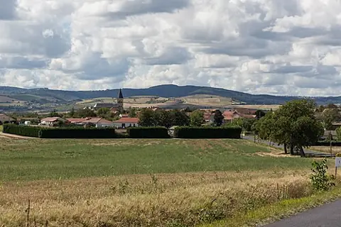Vue de Aubiat