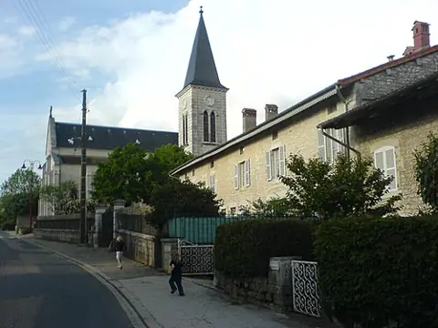 Vue de Simandre-sur-Suran