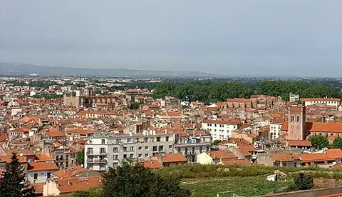 Vue de Perpignan