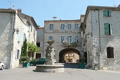 Vue de Barjac