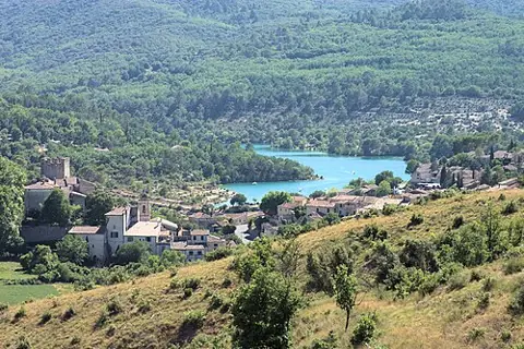 Vue de Esparron-de-Verdon