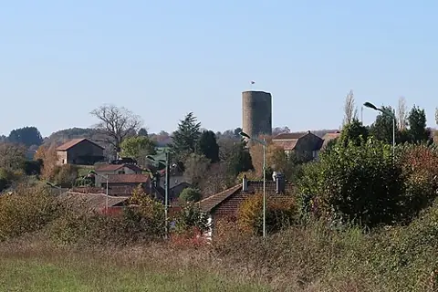 Vue de Châlus