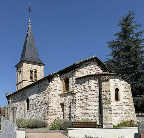 Vue de Dompierre-sur-Chalaronne
