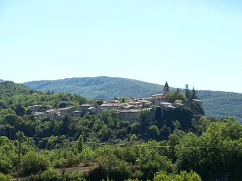 Vue de Saint-Auban-sur-l'Ouvèze