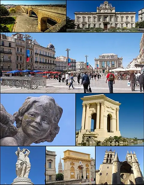 Vue de Montpellier