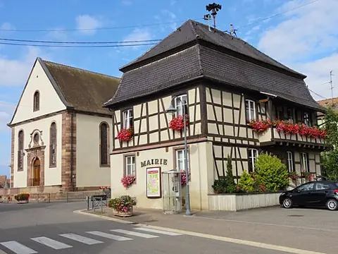 Vue de Wingersheim les Quatre Bans