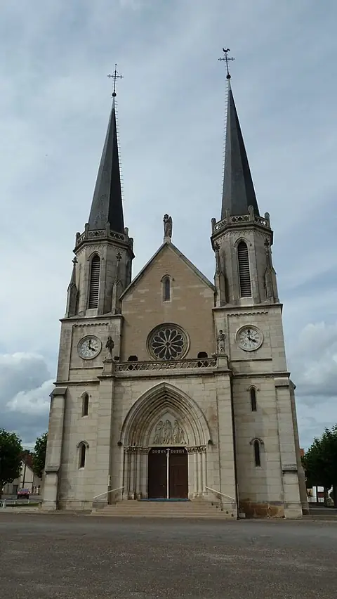 Vue de Lamarche-sur-Saône