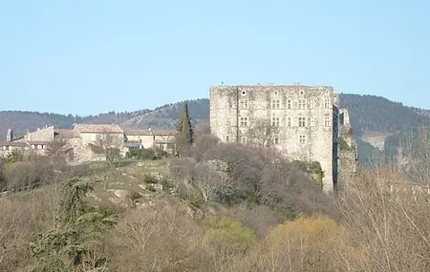 Vue de Alba-la-Romaine
