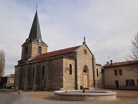 Vue de Cormoranche-sur-Saône