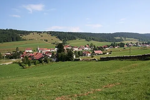 Vue de Verrières-de-Joux