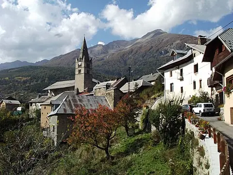 Vue de Châteauroux-les-Alpes