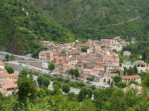 Vue de Saint-Sauveur-sur-Tinée