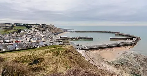 Vue de Port-en-Bessin-Huppain