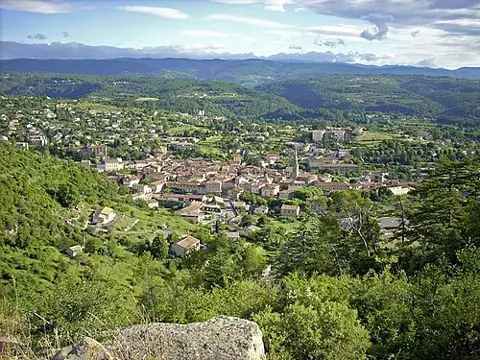 Vue de Les Vans