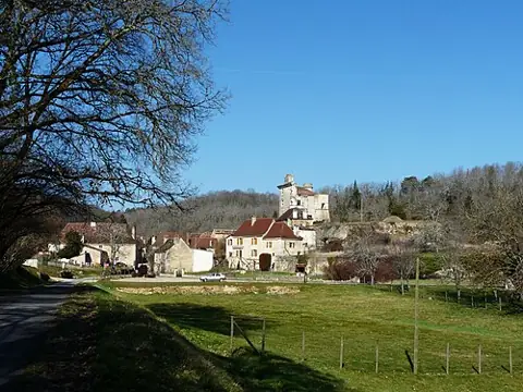 Vue de Saint-Georges-de-Montclard