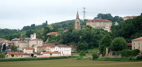 Vue de Châteauneuf-de-Galaure