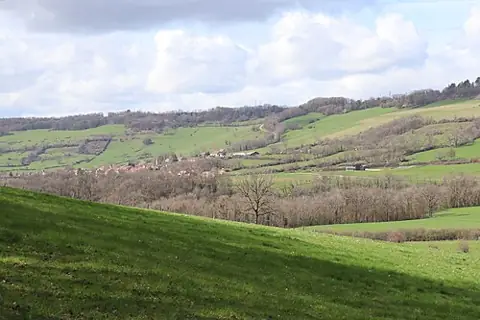 Vue de Savigny-sous-Mâlain