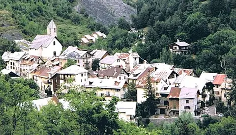 Vue de Entraunes