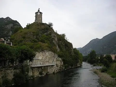 Vue de Tarascon-sur-Ariège