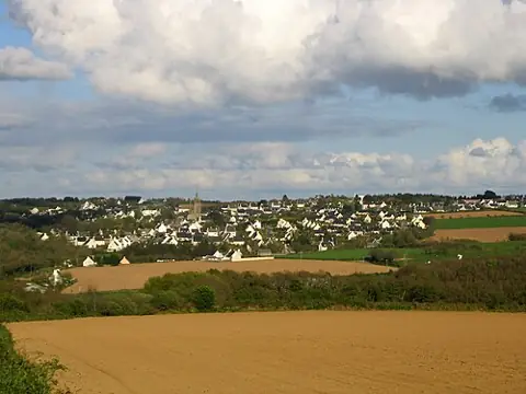 Vue de Saint-Thégonnec Loc-Eguiner