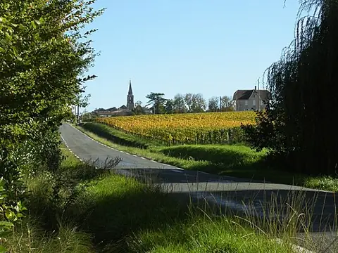 Vue de Saint-Christophe-des-Bardes