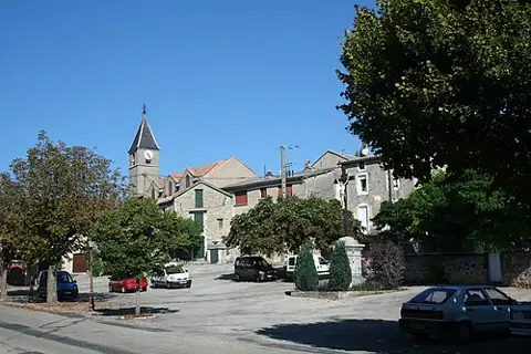 Vue de L'Hospitalet-du-Larzac