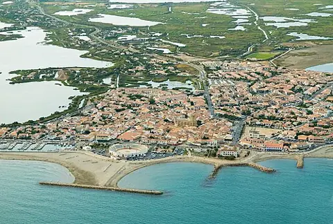 Vue de Saintes-Maries-de-la-Mer