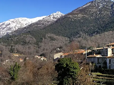 Vue de Bocognano