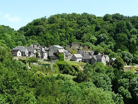 Vue de Gimel-les-Cascades