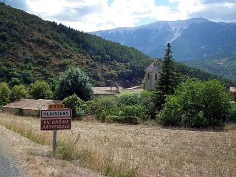 Vue de Plaisians