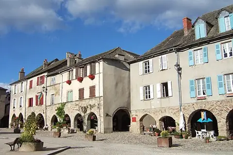 Vue de Sauveterre-de-Rouergue
