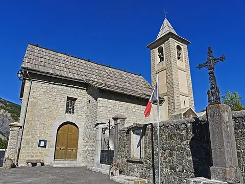 Vue de Châteauneuf-d'Entraunes