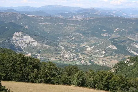 Vue de Barret-sur-Méouge