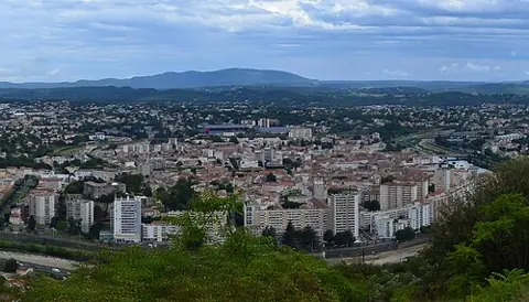 Vue de Alès