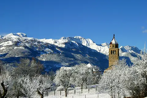 Vue de Faucon-de-Barcelonnette